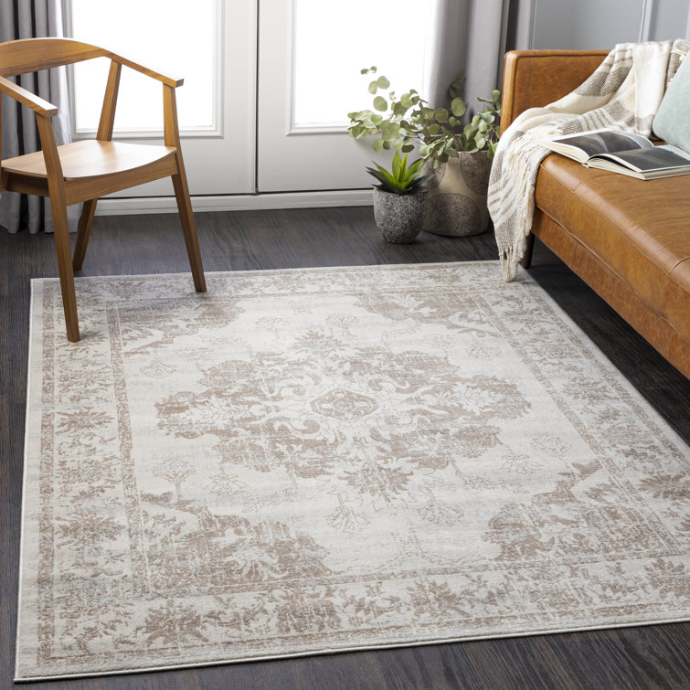 Langley Street Emmert Oriental Tan/Ivory/Gray Area Rug & Reviews Wayfair